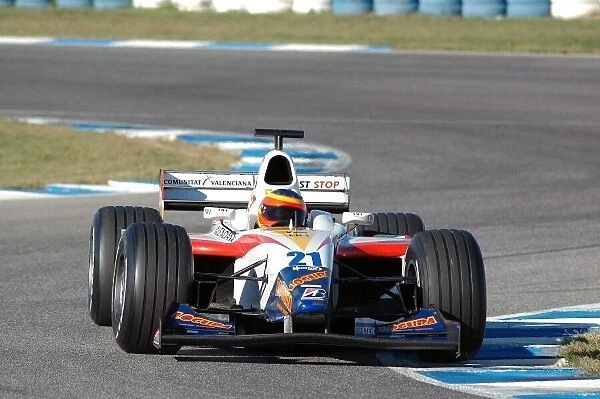GP2. Felix Portiero (ESP). GP2 Testing, Day 2, Jerez, Spain