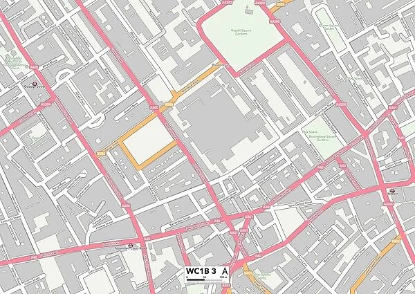 Camden WC1B 3 Map