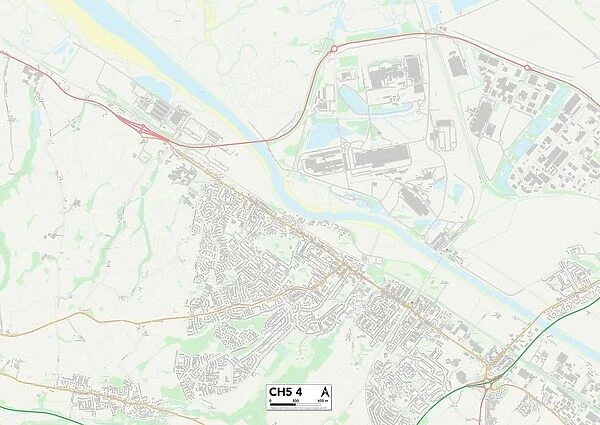 Flintshire CH5 4 Map