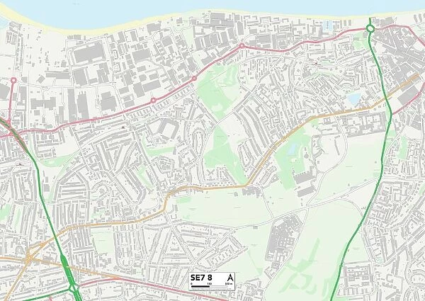 Greenwich SE7 8 Map