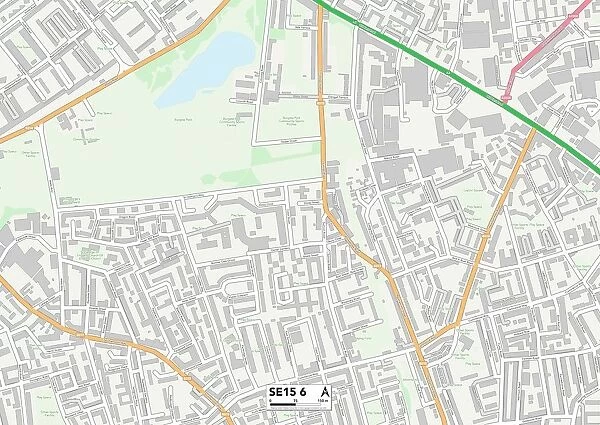 Lewisham SE15 6 Map