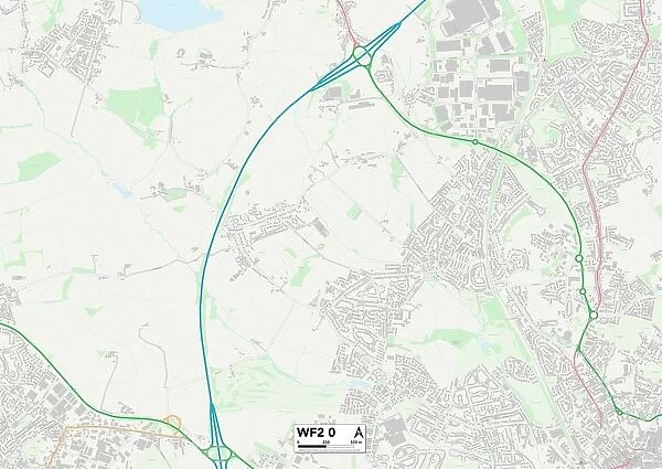 Wakefield WF2 0 Map
