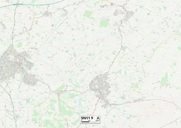 Wiltshire SN11 9 Map