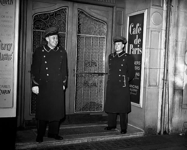 Entrance to Cafe de Paris, 16th November 1950