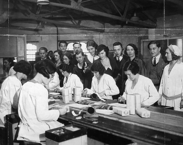 Girls Packing Biscuits at Peek, Frean & Co Limited of Bermondsey, London