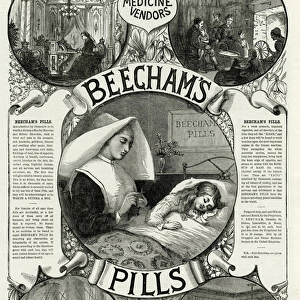 Advert for Beechams Pills 1886