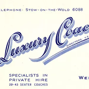 Advert, Luxury Coaches (Stow) Ltd