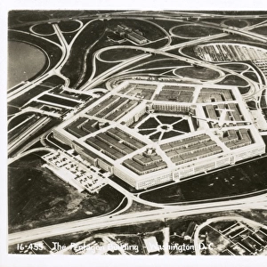 Aerial view, the Pentagon, Washington DC, USA