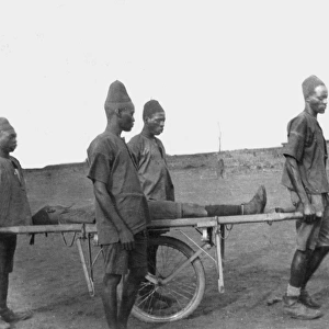 Ambulance drill, Tembo Camp, Kenya, WW1