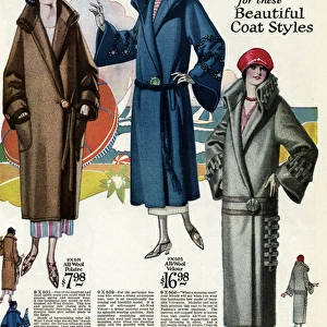 American ladies coat fashion 1924