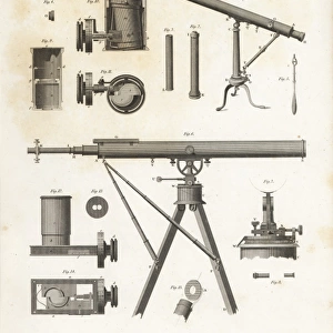 Astronomical instruments: achromatic telescopes