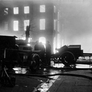 Blitz in the City of London - Queen Street, WW2