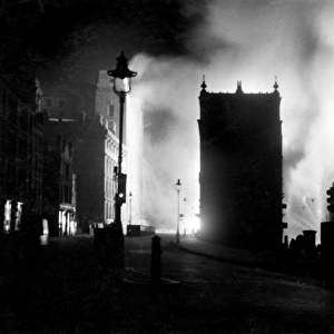 Blitz in the City of London, WW2