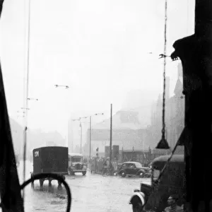 Blitz in London -- Kings Cross Road, WW2