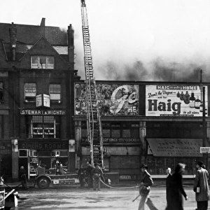 Blitz in London -- Tottenham Court Road, WW2