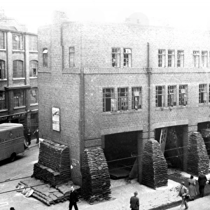Blitz in London -- Whitechapel fire station, WW2
