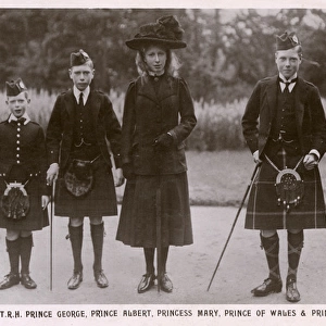 Five of the children of King George V