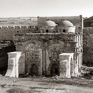 City gate, Jerusalem, circa 1880s (Bonfils studio)