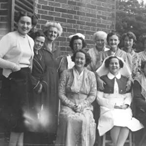 Day staff of S2 Male ? group of nurses including Mary Gourle
