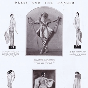 Dress and the Dancer: four costume sketches and two costumes