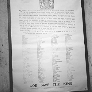 Edward VIII Proclamation