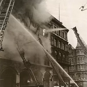 Fire at Chappell & Co, New Bond Street, London