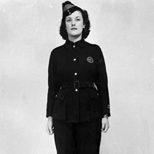 Firewomans uniform of the NFS, WW2