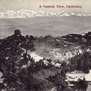 General view of Darjeeling, India
