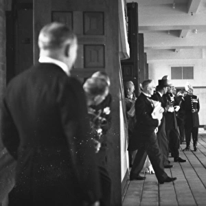 King George VI at the opening of Lambeth LFB HQ