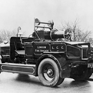 A London Fire Brigade pump escape vehicle
