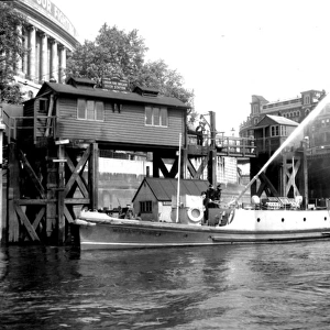 Massey Shaw fireboat, Blackfriars river fire station