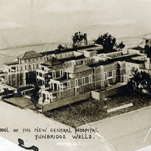 Model of the New General Hospital - Tunbridge Wells, Kent