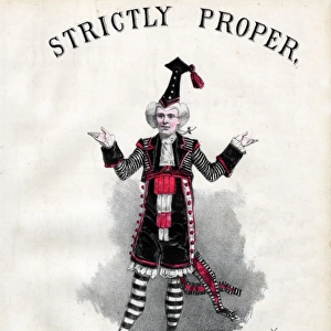 Music cover, Strictly Proper, sung by Arthur Roberts