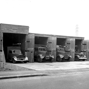 New NFS sub-fire station, Bushey District 34, WW2
