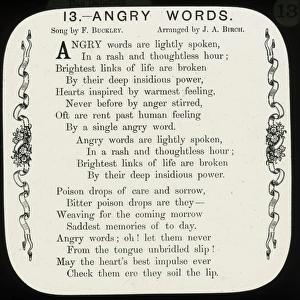 Nursery Rhymes - Angry Words