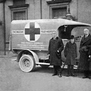 Prince George and war ambulance