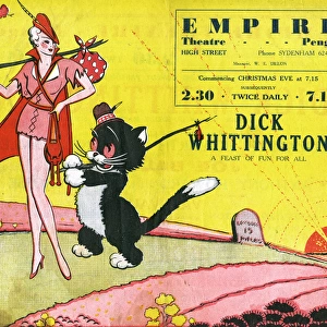 Programme cover - Dick Whittington - Pantomime