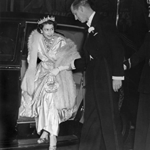 Queen Elizabeth II and Duke of Edinburgh - film premiere