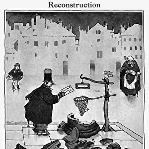 Reconstruction by William Heath Robinson, WW1 cartoon