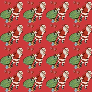 Repeating Pattern - Father Christmas with Sack