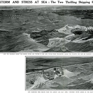 Storm and stress at sea by G. H. Davis