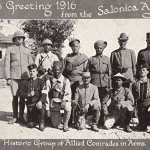 Thessaloniki, Greece - Allied troops in 1916