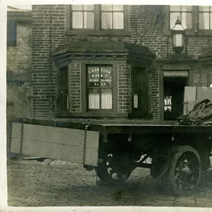 Vintage Lorry outside The Old King Cross Inn, King Cross, Yo