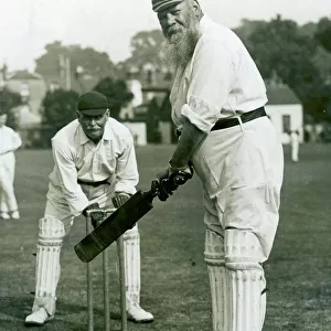 W. G. Grace batting at Gravesend, 1913