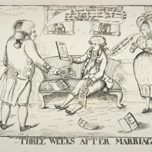 Three weeks after marriage