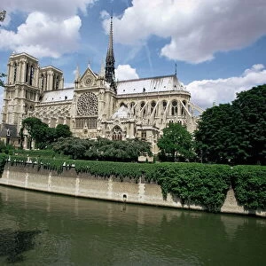 Notre Dame de Paris, Ile de la Cite, Paris, France, Europe