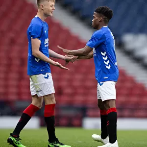 Rangers and Celtic in Scottish FA Youth Cup Final: Dapo Mebude's Goal Celebration (2003)