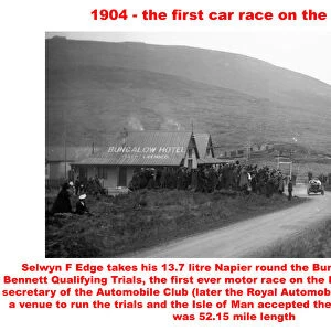 1904 - the first car race on the Island