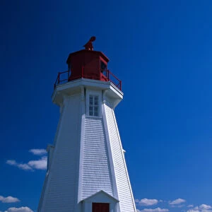 NA, Canada, New Brunswick, Campabello Island. Mulholland lighthouse