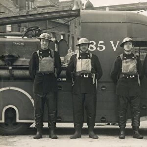 AFS men stationed at Brixton, WW2